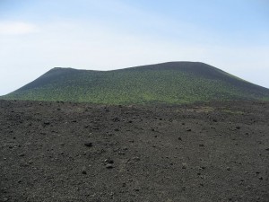 裏砂漠展望台からの山画像