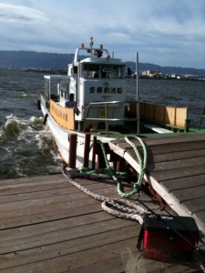 新しくなった武庫川渡船乗り場