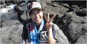 釣りガールの 松本昌子さん画像