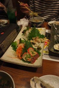 クジラ肉盛り合わせ画像