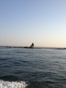 有名な烏帽子岩の画像