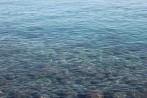 透き通った平戸の海