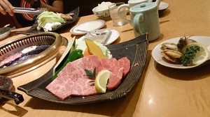 平戸牛の焼き肉
