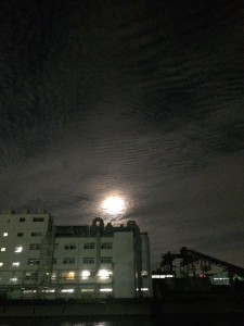 中秋のスーパームーン