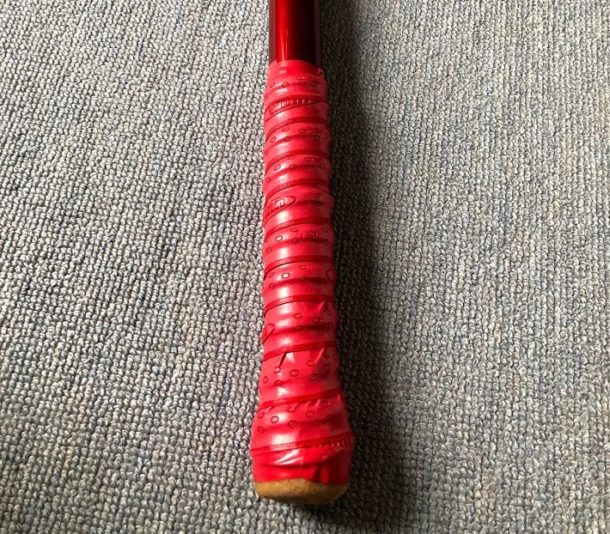 グリップを巻いてみた様子