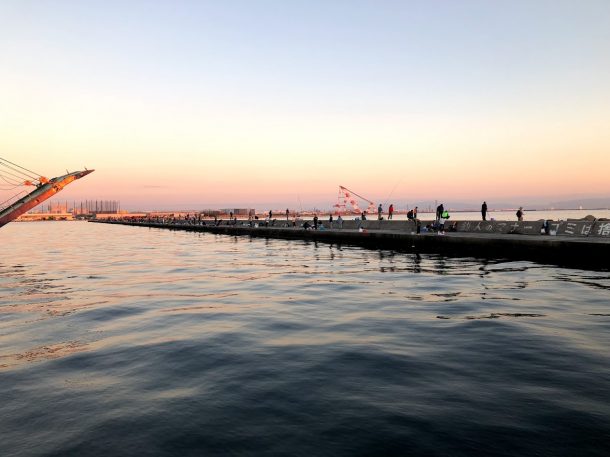 人だらけの西宮ケーソン