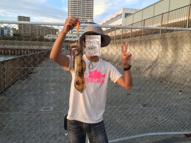 アオリイカゲット画像