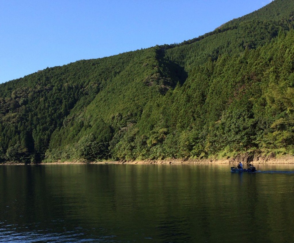 合川ダムの風景