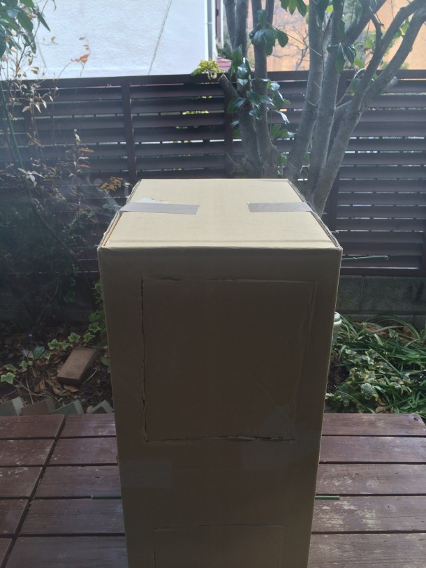 ダンボール製燻製装置