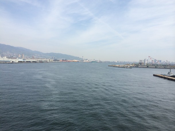 ポートアイランド途中の橋から