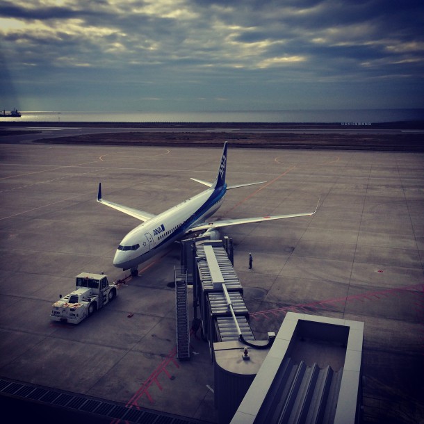 神戸空港の様子