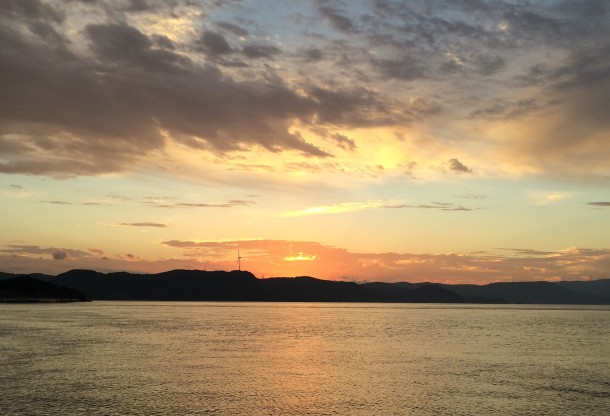 平戸の朝焼け