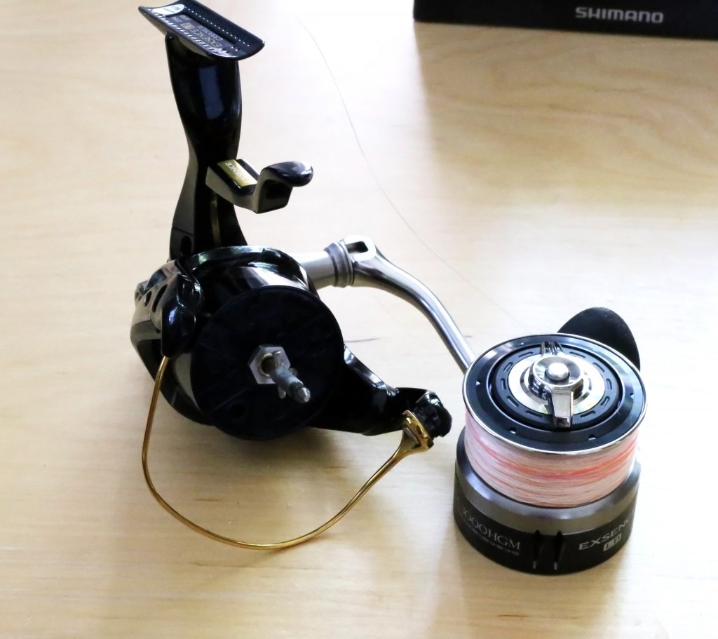 リールを外した図