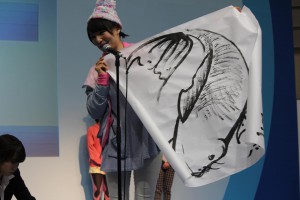 絵のうまい釣りガール