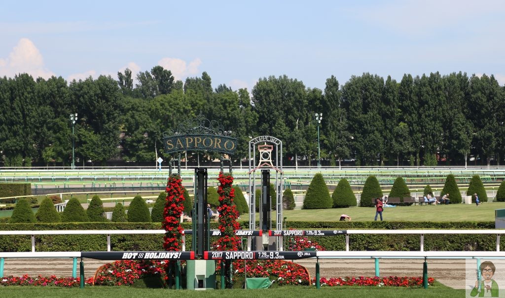 札幌競馬場ゴール板
