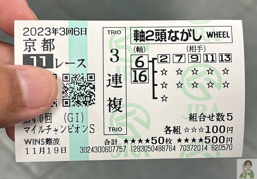 1番人気はヒモで買う！3連複馬券術！