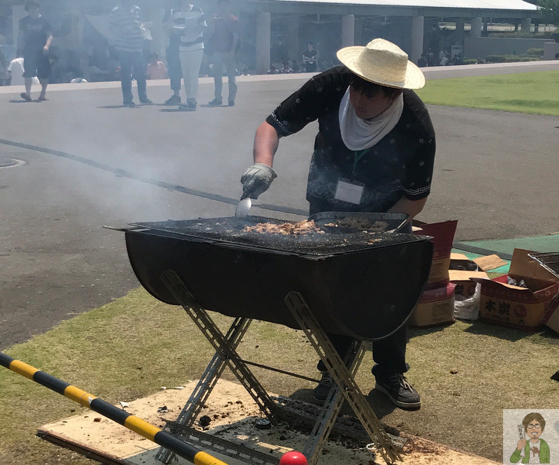 味噌味ホルモン焼き