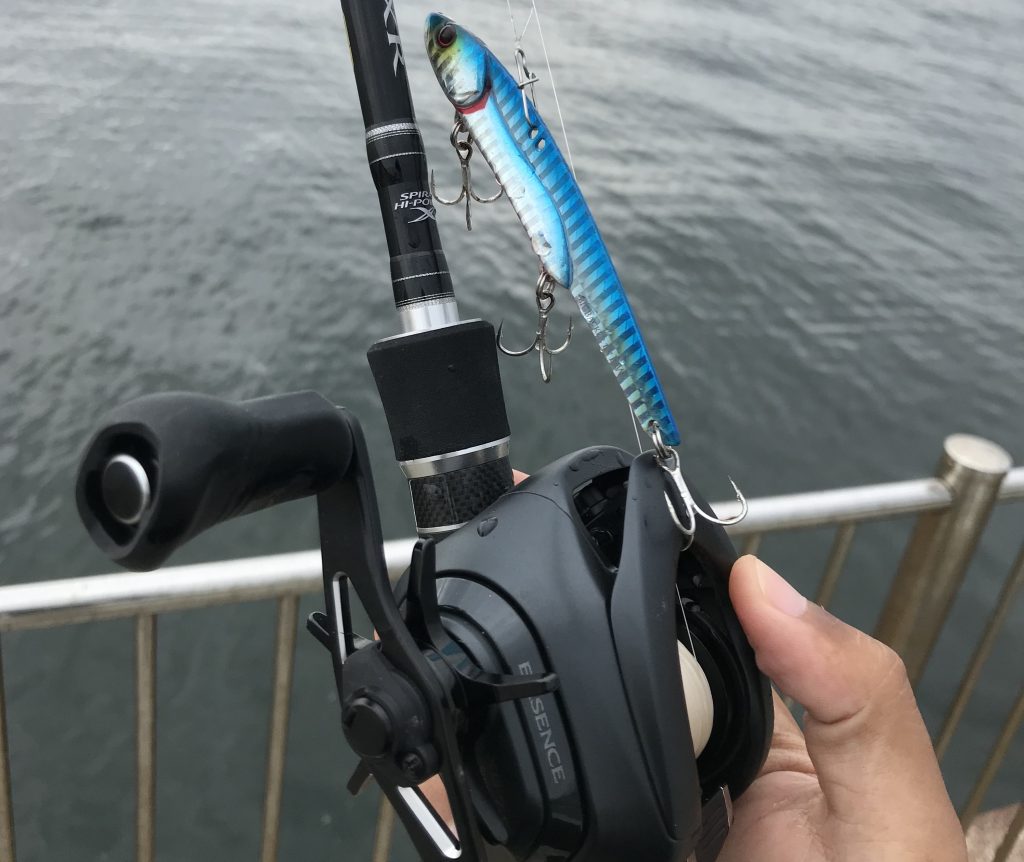 ベイトリールを使ったイメージ
