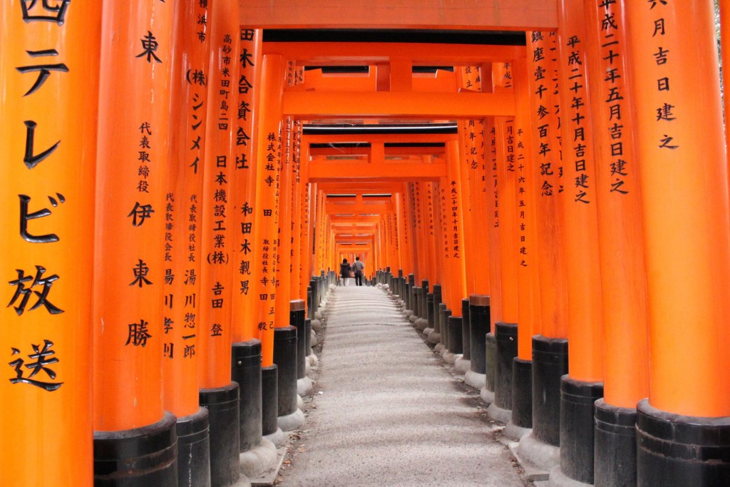 鳥居の裏っかわ